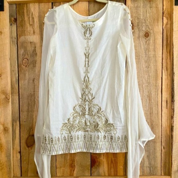Elegant Blouse / Tunic - Small - Picture 3 of 7